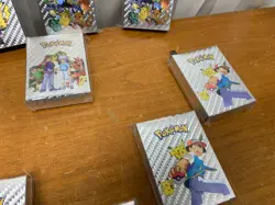 550 Pieces Pokemon Lot OF TEN Factory Sealed Pack 55 Piece Metal Gold Card Each - Image 5