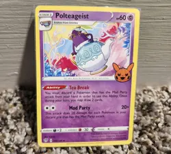 Pokemon Trick Or Trade Polteageist Uncommon Card NM 083/189 - Image 1