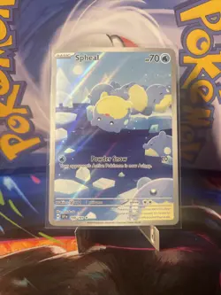 Pokemon TCG Spheal Illustration Rare Holo Card 199/191 Sv08: Surging Sparks - Image 1