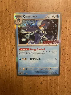 Quaquaval Holo SVP 005 Pokemon Card Black Star Promo Scarlet & Violet Holo Foil - Image 1