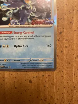 Quaquaval Holo SVP 005 Pokemon Card Black Star Promo Scarlet & Violet Holo Foil - Image 4