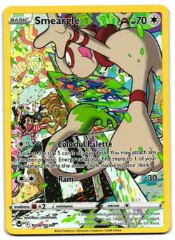 Smeargle TG10/TG30 - Silver Tempest Trainer Gallery Pokemon TCG Holo - M/LP Card - Image 1