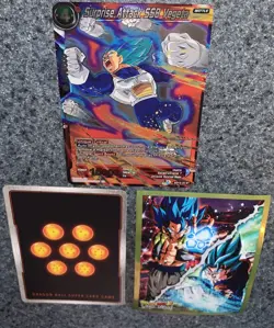 Dragon Ball Super (SD15-05 ST) Surprise Attack SSB Vegeta HOLO ST-RARE Card +2BI - Image 1