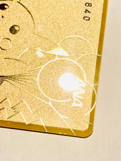 Pikachu Pokemon Limited ANA GOLD Boarding Pass Card Rare!! From Japan 1998 F/S - Image 5