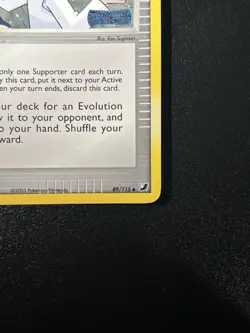 Pokemon Unseen Forces 89/115 Professor Elm's Training Method Reverse Stamped - Image 2