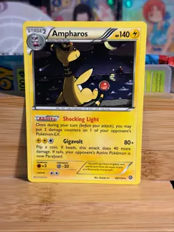 AMPHAROS 40/114 XY Steam Siege Regular Pokemon TCG LP - Image 1