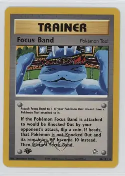 Focus Band 1st Ed. Pokemon Neo Genesis #86 2000 - Image 1