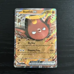 Pokemon Ascended Heroes Stunfisk Ex 114/217 - Image 1