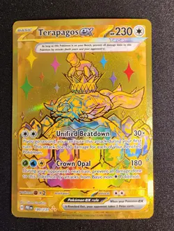 Terapagos ex 180/131 Pokemon TCG Prismatic Evolutions Holo Hyper Rare Full Art - Image 1
