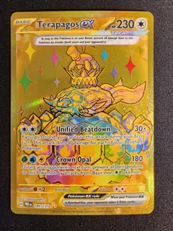 Terapagos ex 180/131 Pokemon TCG Prismatic Evolutions Holo Hyper Rare Full Art - Image 2