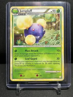 Jumpluff 6/123 Holo Rare Pokemon 2010 HeartGold SoulSilver NM - Image 1
