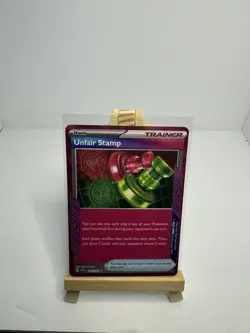 Pokemon TCG Unfair Stamp Scarlet & Violet-Twilight Masquerade 165/167 Holo... - Image 1