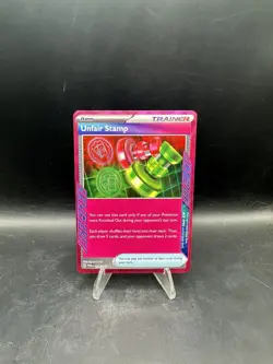 Pokemon TCG Unfair Stamp Scarlet & Violet-Twilight Masquerade 165/167 Holo... - Image 1
