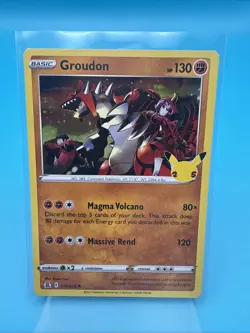 Pokemon TCG 25th Anniversary Celebrations - 17/25 Groudon NM/LP - Image 1