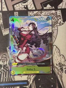 Baby 5 One Piece TCG OP12-112 Premium Best Selection Vol. 5 English Alt Promo - Image 1