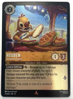 Disney Lorcana WinterSpell, Reuben, 21/204 Foil - Image 1