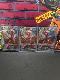 Pokemon TCG Scizor VMAX Darkness Ablaze Holo Ultra Rare Card 119/189 Lot Of 3 NM - Image 1