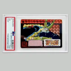 Dragon Ball Z Rare 90s Prism PSA Graded Card Game Carddass Promo Super Holo Foil - Image 1