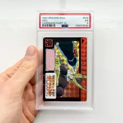 Dragon Ball Z Rare 90s Prism PSA Graded Card Game Carddass Promo Super Holo Foil - Image 3