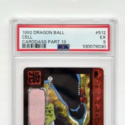Dragon Ball Z Rare 90s Prism PSA Graded Card Game Carddass Promo Super Holo Foil - Image 4
