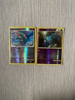 Pokemon TCG Misdreavus Stormfront And Undaunted Reverse Holo Cards LP-MP - Image 1