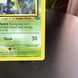 Pokemon TCG Scyther - 26/64 Jungle Set - Non-Holo Rare Card WOTC 1999 - LP - Image 4