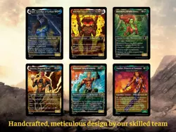 Custom MTG Commander – DC Heroes 100 Full Art Cards + Bonus (Without Box) - Image 3