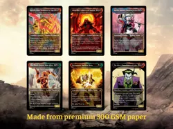 Custom MTG Commander – DC Heroes 100 Full Art Cards + Bonus (Without Box) - Image 5