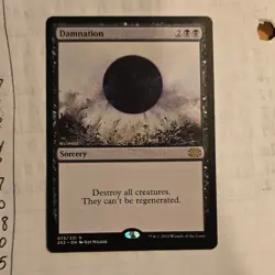 Damnation Double Masters 2022 Regular Black Rare Sorcery Wizards English - Image 1