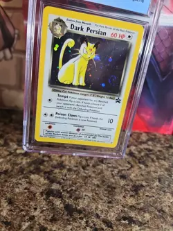 CGC 7.5 Dark Persian 2000 Black Star Promos 17 Holo Pokemon Card Swirl - Image 4