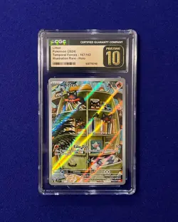 CGC Pristine 10 Litten #167 Temporal Forces 2024 Pokemon PRISTINE - Image 1