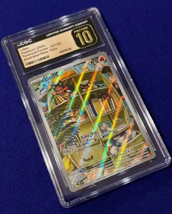 CGC Pristine 10 Litten #167 Temporal Forces 2024 Pokemon PRISTINE - Image 2
