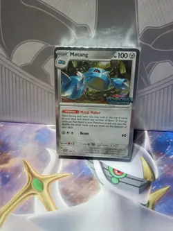 Pokemon TCG - S&V: Temporal Forces - Metang - 090 - Promo - Sealed Pre-Release - Image 1