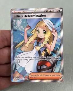 Pokemon Lillie's Determination 169/132 Me01: Mega Evolution Holo TCG PokeSwan - Image 1
