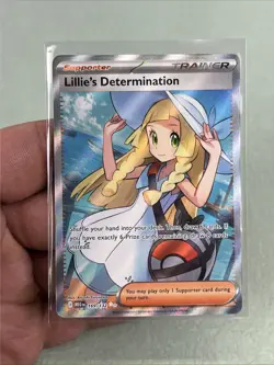 Pokemon Lillie's Determination 169/132 Me01: Mega Evolution Holo TCG PokeSwan - Image 2