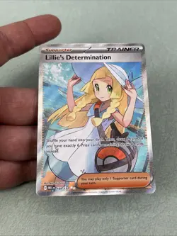 Pokemon Lillie's Determination 169/132 Me01: Mega Evolution Holo TCG PokeSwan - Image 5