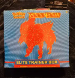 Pokemon Sword and Shield Base Set ETB Elite Trainer Box - Factory Sealed - Image 1