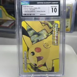 Pokemon Super Nerd Owen FireRed & LeafGreen Yellow Sub-Set CGC 10 Nintendo 2004 - Image 4