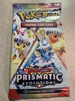 Pokemon Prismatic Evolutions Booster Pack - 10 Cards/Pack - Factory SEALED - Image 1
