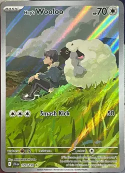 Hop's Wooloo Illustration Rare - 170/159 - Journey Together Pokemon 2025 - Image 1