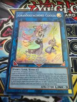 Yu-Gi-Oh! GranSolfachord Coolia - Super Rare 1st Ed NM CYAC-EN049 - Image 1