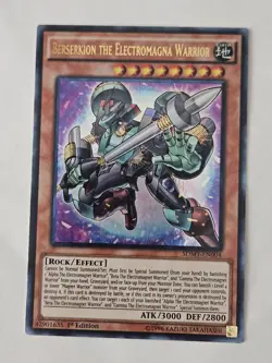 Konami Berserkion Electromagna Warrior 1st Ed Effect Holo SDMY-EN004 Yu-Gi-Oh! - Image 2