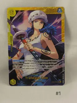 One Piece TCG Trafalgar Law Eb03-062 Sec Alt Art - Image 1