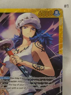 One Piece TCG Trafalgar Law Eb03-062 Sec Alt Art - Image 3
