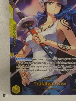 One Piece TCG Trafalgar Law Eb03-062 Sec Alt Art - Image 5