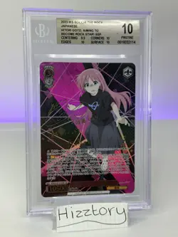 Weiss Schwarz Bocchi The Rock! Bocchi Hitori Goto Gold Signature BGS 10 Pristine - Image 1