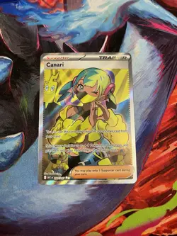 Pokemon TCG Canari Ascended Heroes 257/217 Full Art Holo Trainer-Supporter Card - Image 1