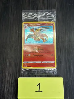 Special Delivery Charizard Pokemon Center Promo Card Holo (SWSH075) - SEALED - Image 1