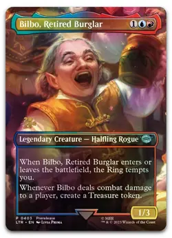Bilbo, Retired Burglar #403 (Foil) (NM) Prerelease Cards PRE Magic MTG - Image 1