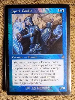 MTG Spark Double FOIL Ravnica Remastered RETRO Border MINT! Unplayed! - Image 2